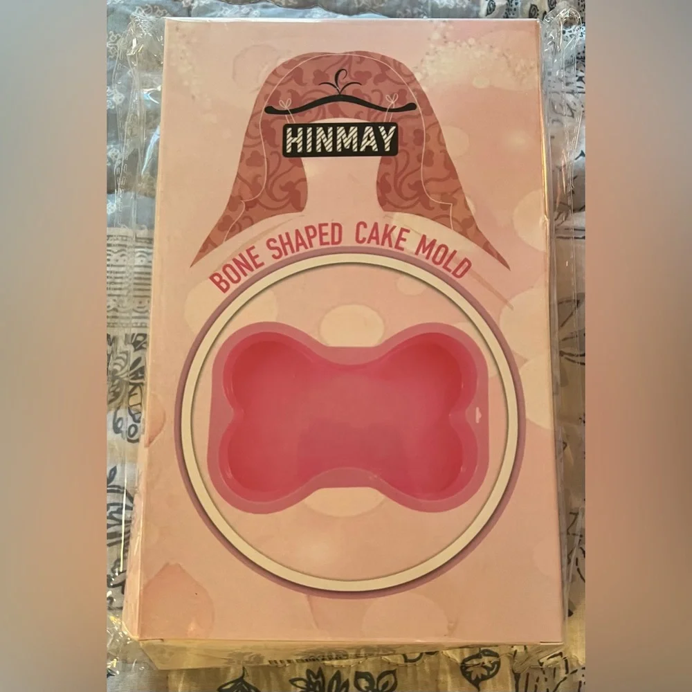 Pink Bone Shaped Cake Mold